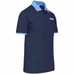 Mens Caliber Golf Shirt - Navy - Image 3