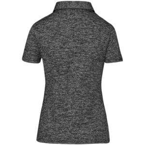 Ladies Echo Golf Shirt - Black - Image 3