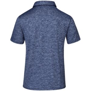 Mens Echo Golf Shirt - Royal Blue - Image 3