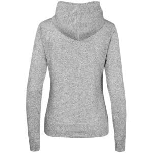 Ladies Fitness Lightweight Hooded Sweater - Grey - Image 2
