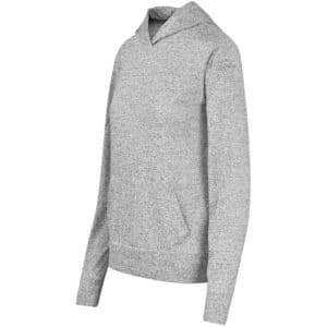 Ladies Fitness Lightweight Hooded Sweater - Grey - Image 3