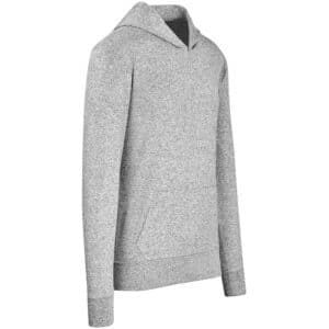 Mens Fitness Lightweight Hooded Sweater - Grey - Image 2