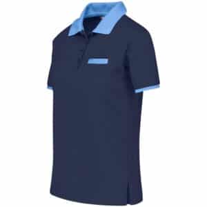Ladies Caliber Golf Shirt - Navy - Image 2