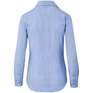Ladies Long Sleeve Northampton Shirt - Sky Blue - Image 2