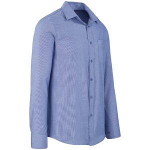 Mens Long Sleeve Northampton Shirt - Royal Blue - Image 3