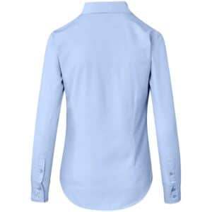 Ladies Long Sleeve Nottingham Shirt - Sky Blue - Image 2