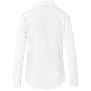 Ladies Long Sleeve Nottingham Shirt - White - Image 2