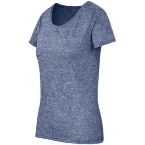 Ladies Oregon Melange T-Shirt - Navy - Image 3