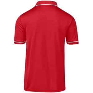 Mens Osaka Golf Shirt - Red - Image 3
