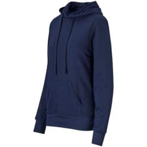 Ladies Physical Hooded Sweater - Navy - Image 2