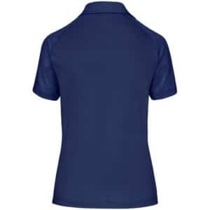 Ladies Santorini Golf Shirt - Navy - Image 2