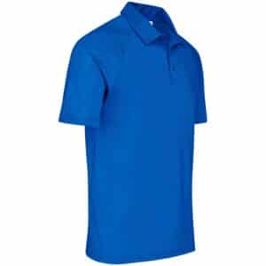 Mens Santorini Golf Shirt - Blue - Image 3