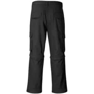Mens Cargo Zip Off Pants - Black - Image 6