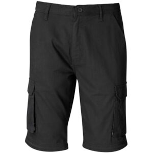 Mens Cargo Zip Off Pants - Black - Image 8