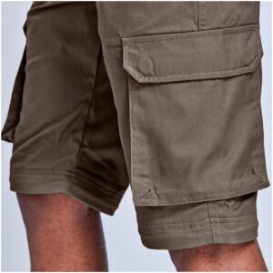 Mens Cargo Zip Off Pants - Khaki - Image 5