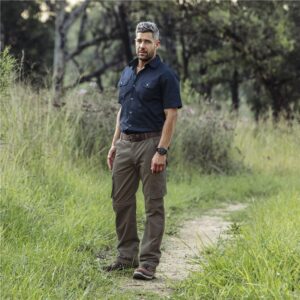 Mens Cargo Zip Off Pants - Khaki - Image 13