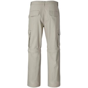 Mens Cargo Zip Off Pants - Stone - Image 11