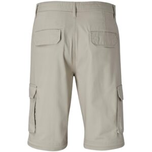 Mens Cargo Zip Off Pants - Stone - Image 10