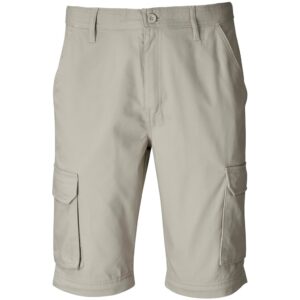 Mens Cargo Zip Off Pants - Stone - Image 12