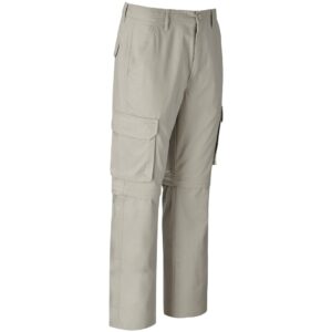 Mens Cargo Zip Off Pants - Stone - Image 6