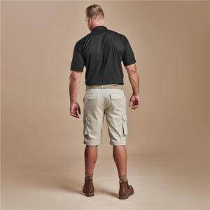 Mens Cargo Zip Off Pants - Stone - Image 7