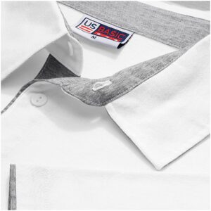 Mens Delta Golf Shirt - White - Image 2
