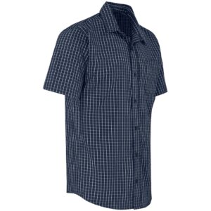 Mens Short Sleeve Aston Shirt - Navy - Image 2
