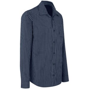 Men Long Sleeve Aston Shirt - Navy - Image 2