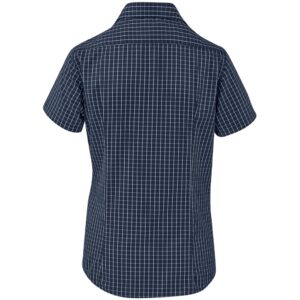 Ladies Short Sleeve Aston Shirt - Navy - Image 3
