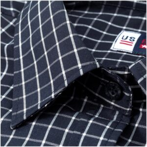 Ladies Long Sleeve Aston Shirt - Navy - Image 2