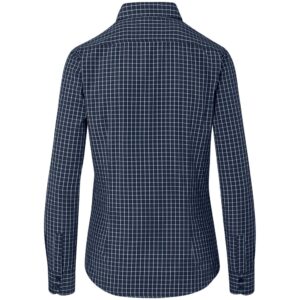 Ladies Long Sleeve Aston Shirt - Navy - Image 3