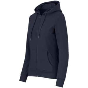Ladies Bravo Hooded Sweater - Navy - Image 3