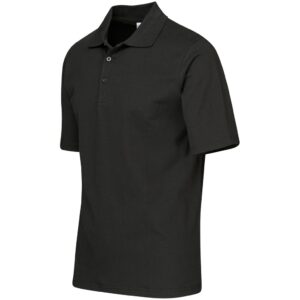 Mens Cardinal Golf Shirt - Black - Image 4