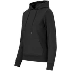 Ladies Omega Hooded Sweater - Black - Image 2