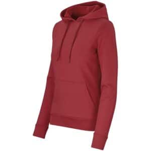 Ladies Omega Hooded Sweater - Red - Image 3