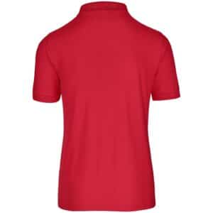 Mens Boston Golf Shirt - Red - Image 3