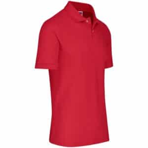 Mens Boston Golf Shirt - Red - Image 2