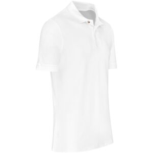 Mens Boston Golf Shirt - White - Image 3