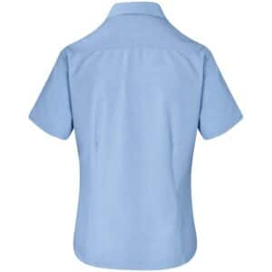 Ladies Short Sleeve Aspen Shirt - Blue - Image 2