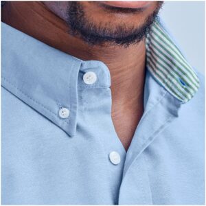 Mens Short Sleeve Aspen Shirt - Blue - Image 2