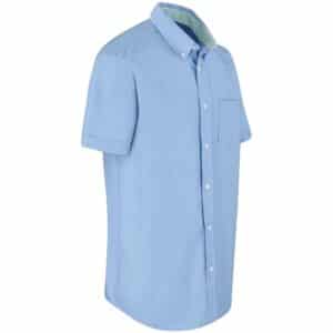 Mens Short Sleeve Aspen Shirt - Blue - Image 4