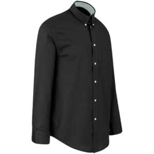 Mens Long Sleeve Aspen Shirt - Black - Image 3
