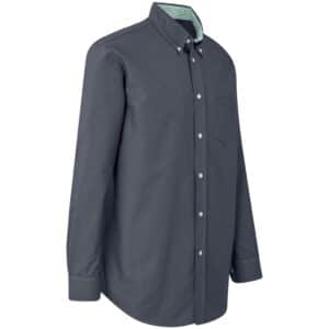Mens Long Sleeve Aspen Shirt - Grey - Image 2