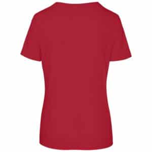 Ladies Super Club 165 V-Neck T-Shirt - Red - Image 3
