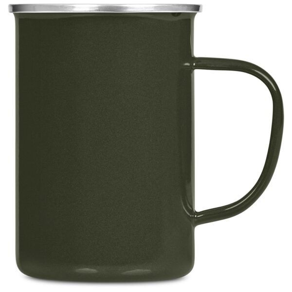 Andy Cartwright Satara Enamel Coffee Mug – 600ml – Olive — Andy Cartwright Satara Enamel Coffee Mug – 600ml – Olive