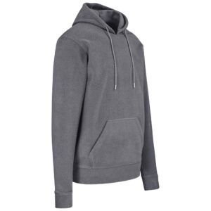 Mens Dawson Polar Fleece Hooded Sweater - Charcoal - Image 3
