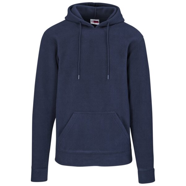 Mens Dawson Polar Fleece Hooded Sweater – Navy — Mens Dawson Polar Fleece Hooded Sweater – Navy