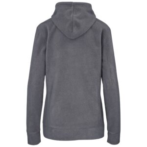 Ladies Dawson Polar Fleece Hooded Sweater - Charcoal - Image 2