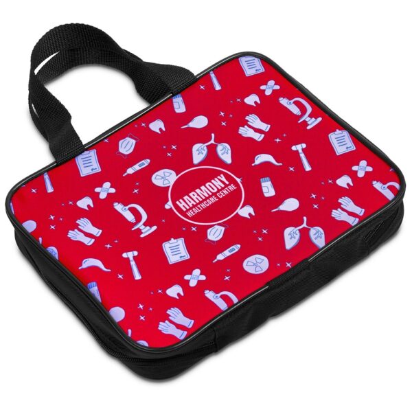Pre-Printed Sample Hoppla Hero Polyester First Aid Carry Bag — Pre-Printed Sample Hoppla Hero Polyester First Aid Carry Bag