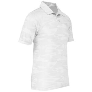Mens Volition Golf Shirt - White - Image 2